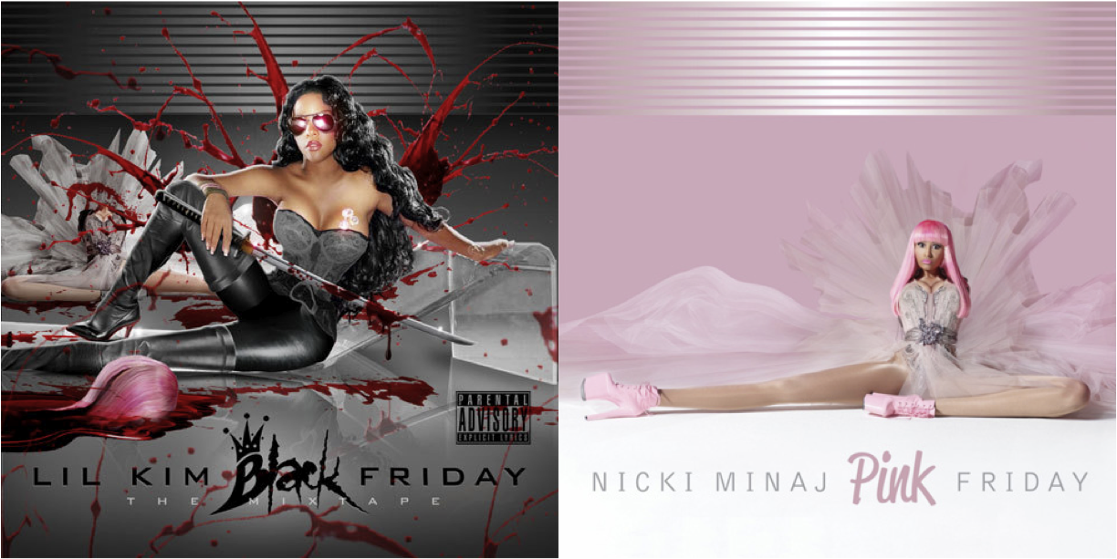 pink friday cover art. The mixtape cover art features
