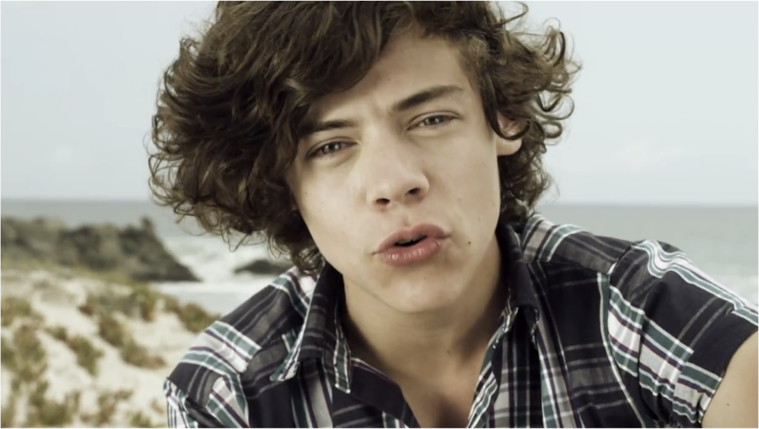 Check out three highlights of One Direction's debut video 1 Harry Styles 