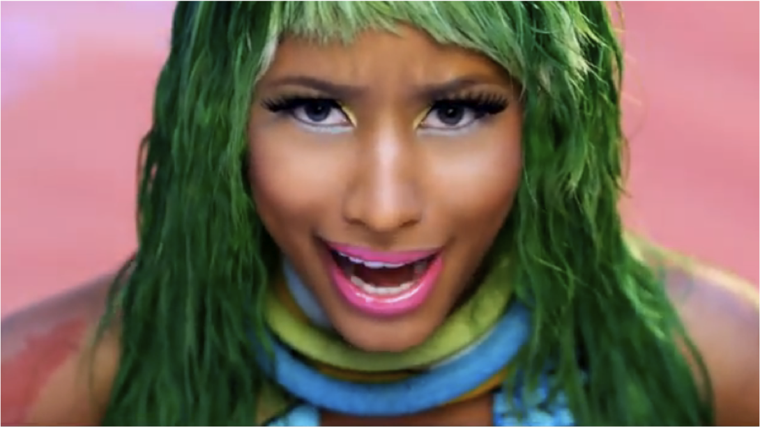 Nicki Minaj #39;Super Bass# 39; Music. nicki minaj green eyes. 